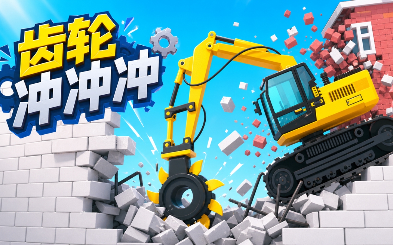 齿轮冲冲冲