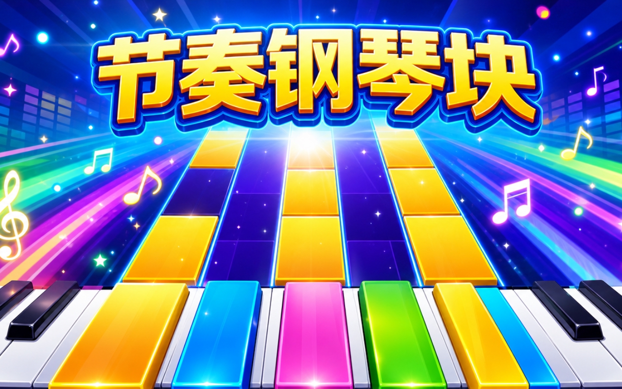 节奏钢琴块
