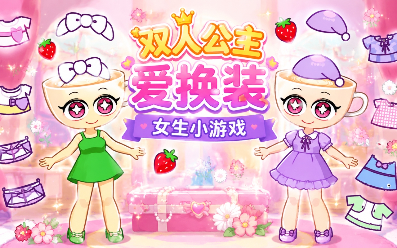 双人公主爱换装女生小游戏