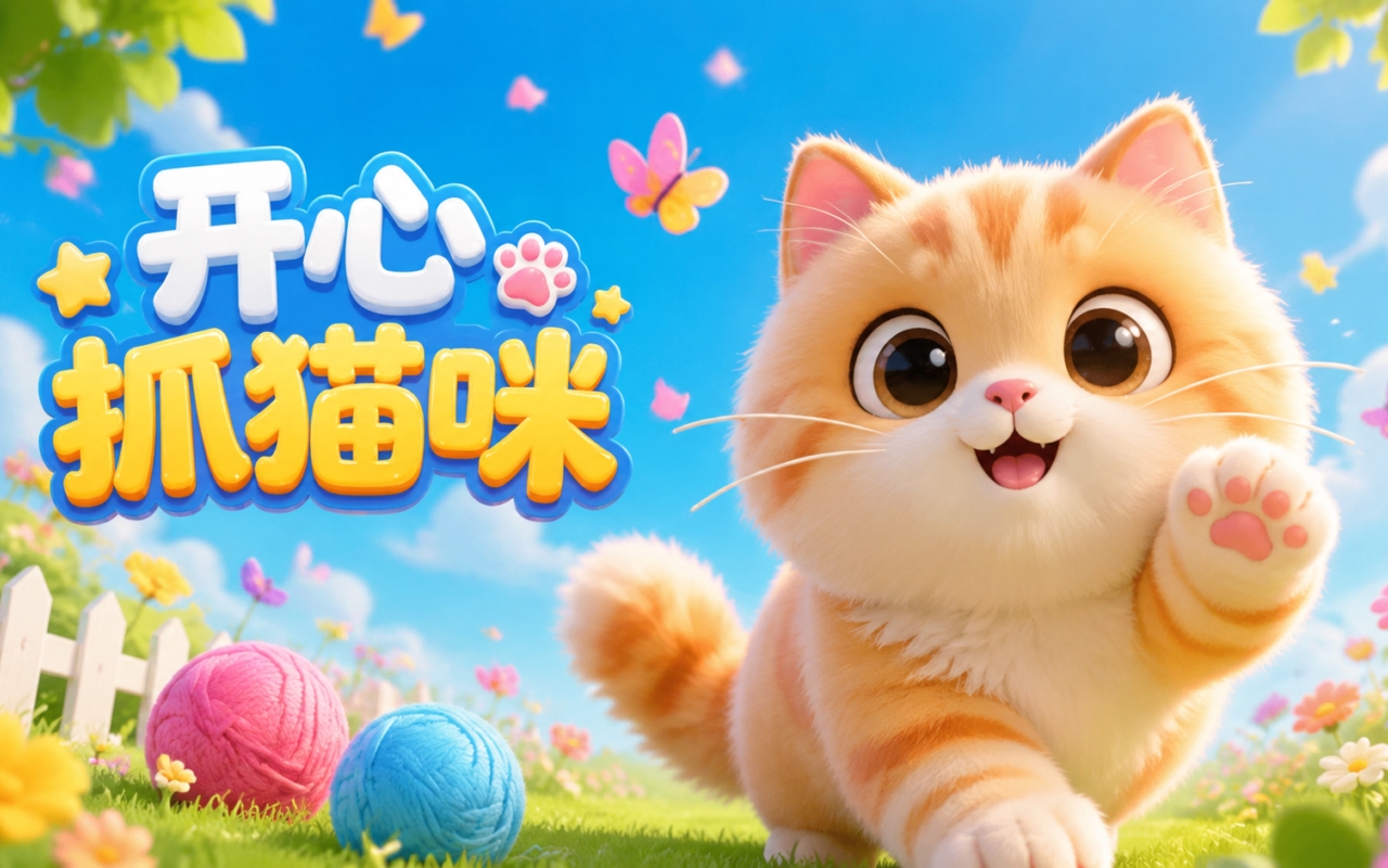 开心抓猫咪