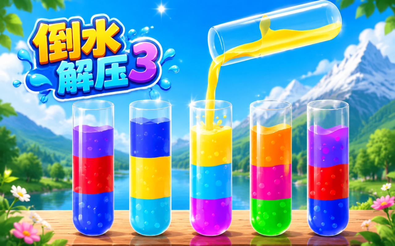 倒水解压3