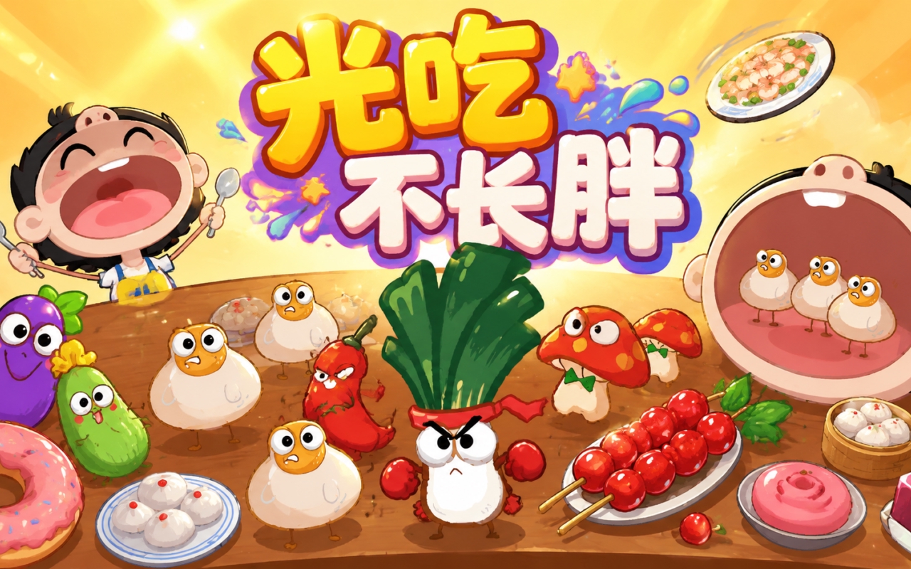 光吃不长胖