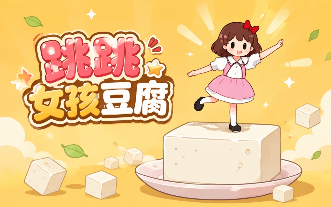 跳跳女孩豆腐
