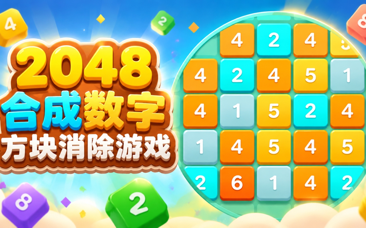 2048合成数字方块消除游戏