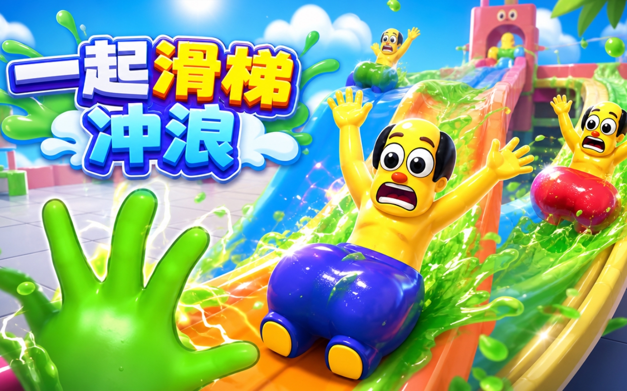 一起滑梯冲浪