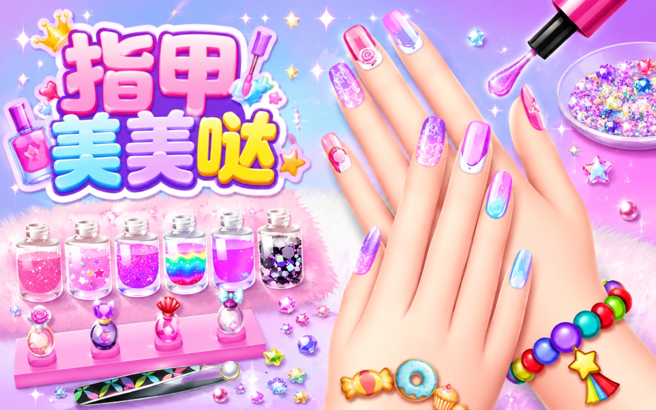 指甲美美哒