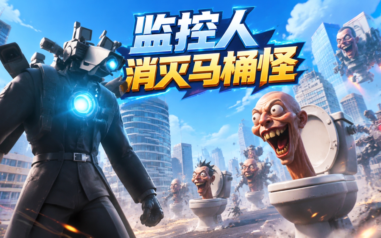 监控人消灭马桶怪