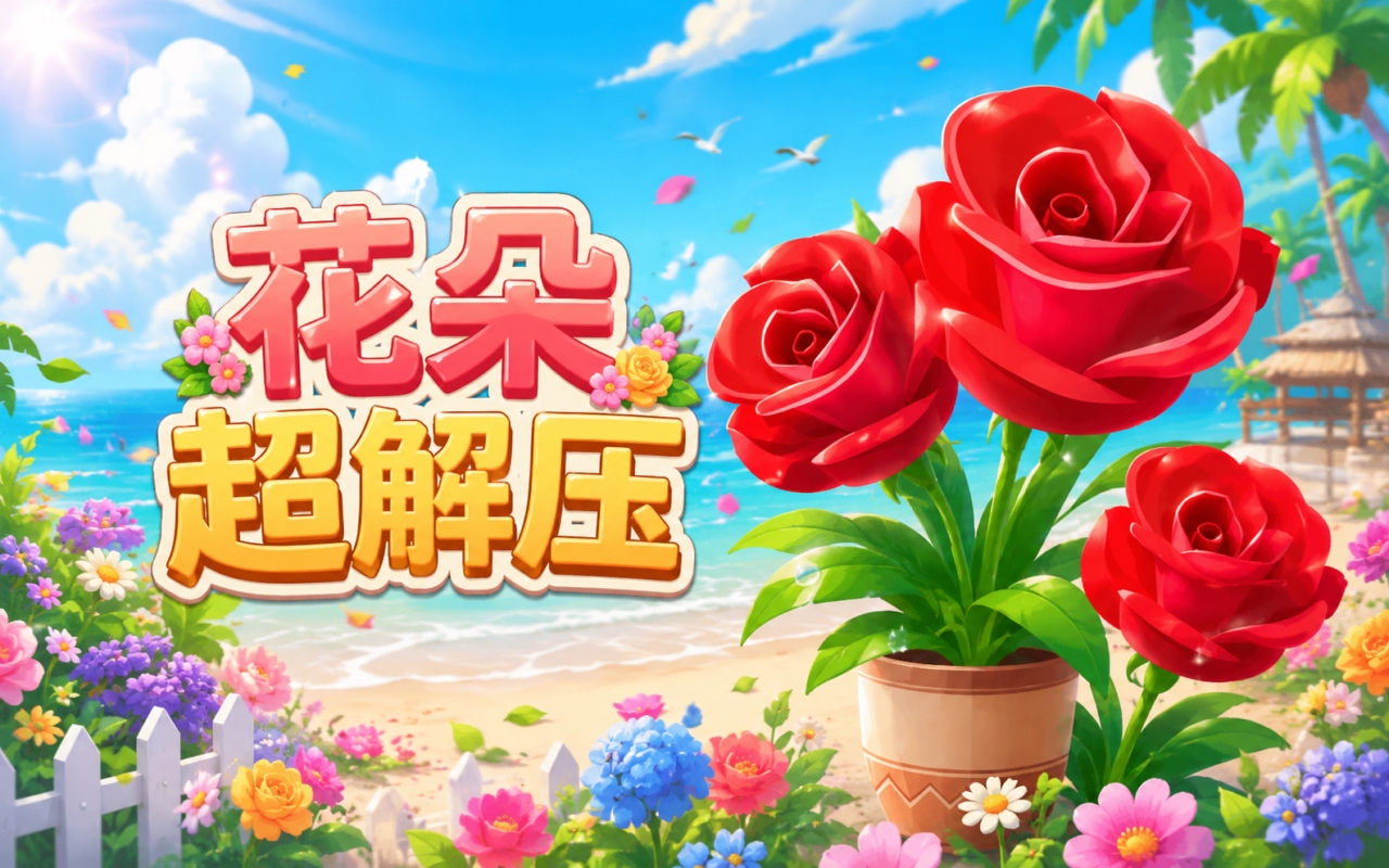 花朵超解压