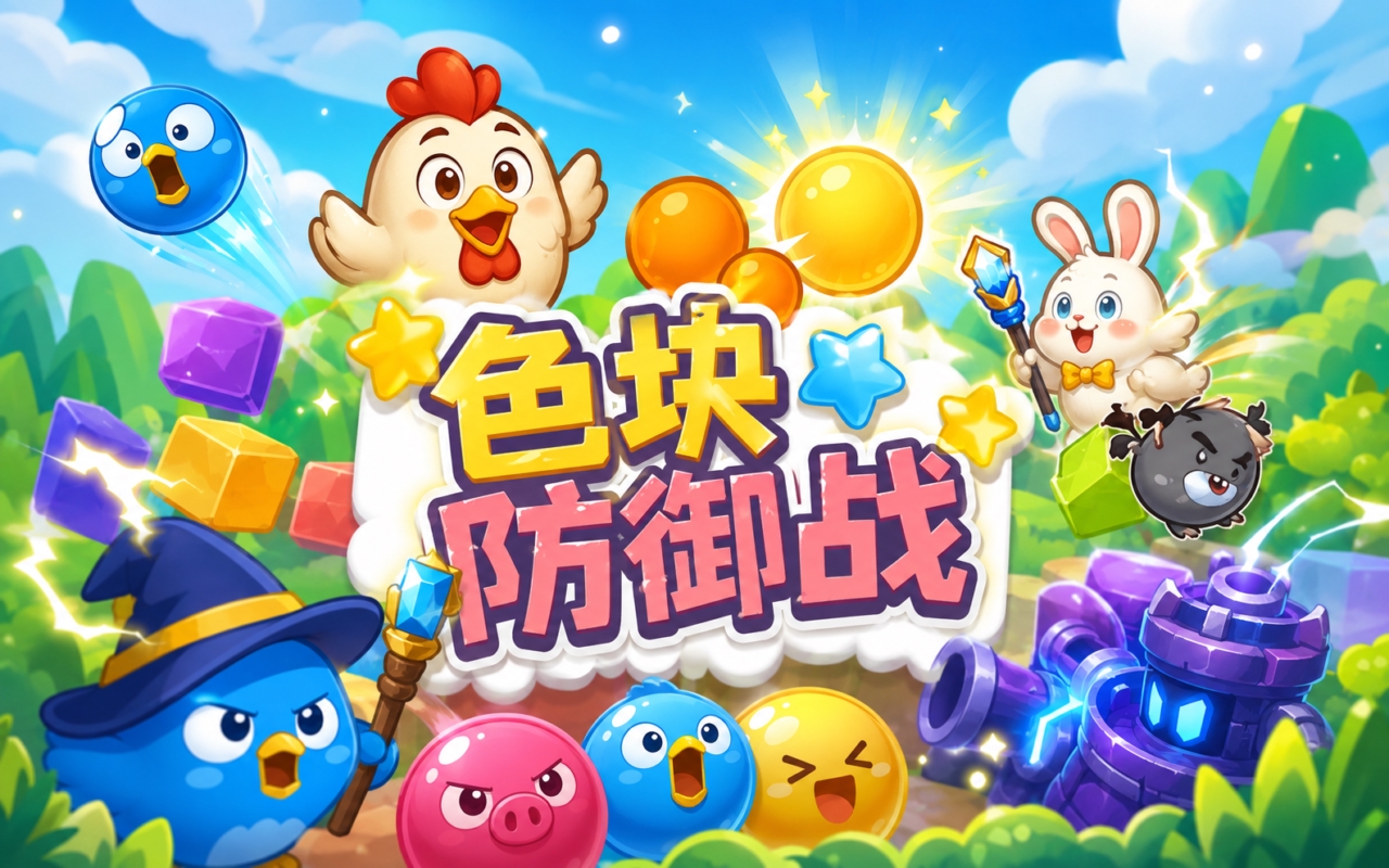 色块防御战
