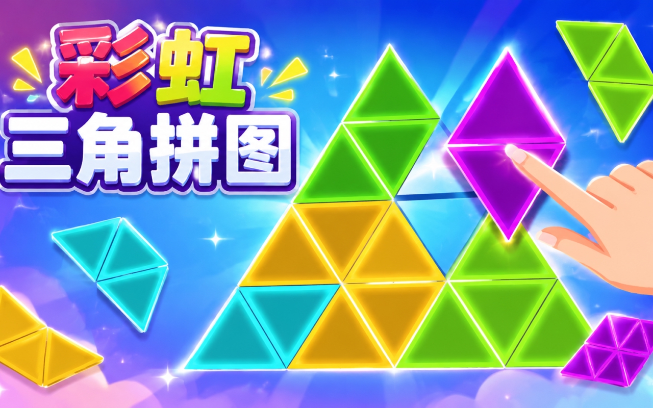 彩虹三角拼图