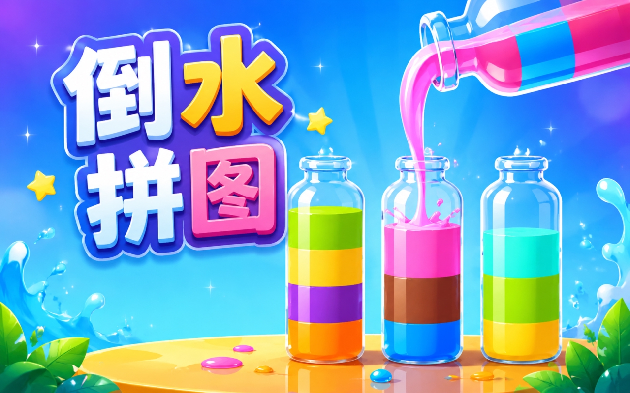 倒水拼图