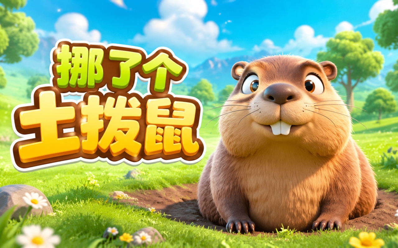 挪了个土拨鼠