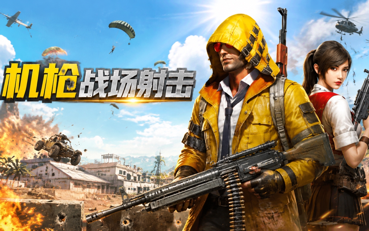 机枪战场射击