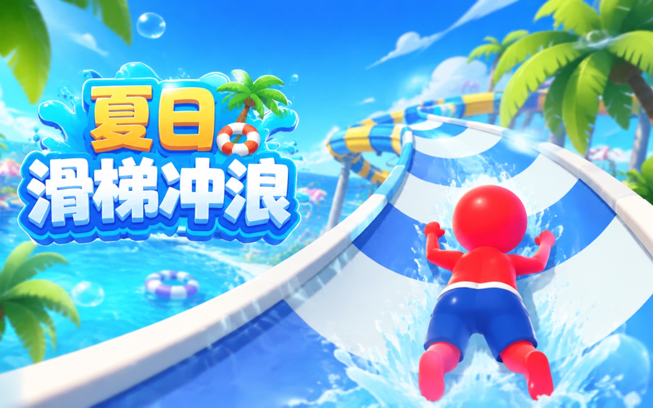 夏日滑梯冲浪