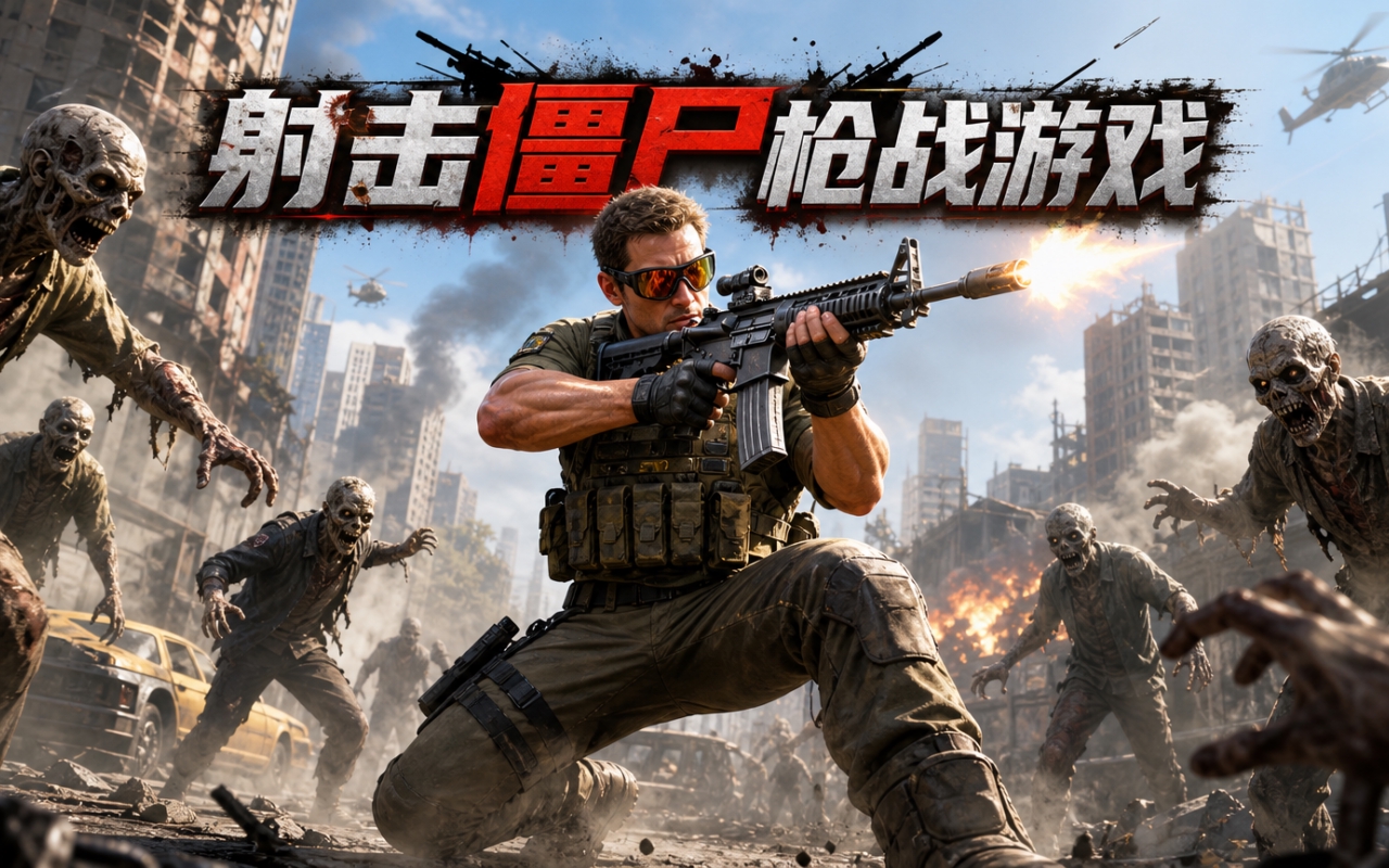 射击僵尸枪战游戏