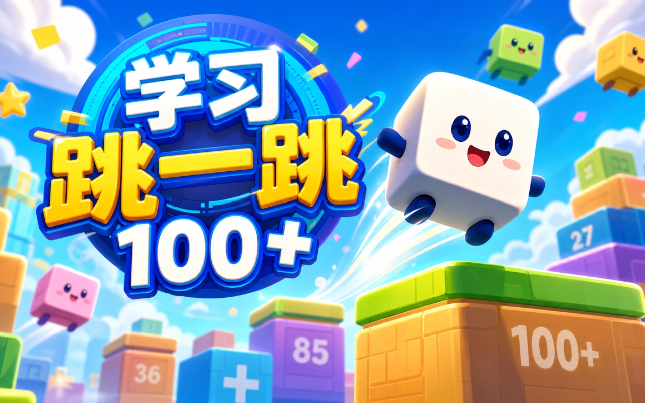 学习跳一跳100+