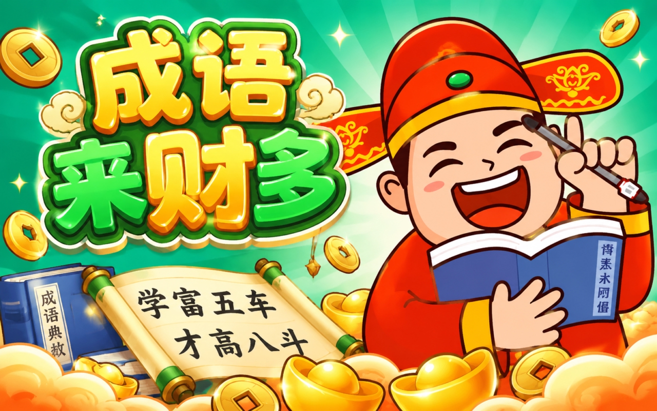 成语来财多