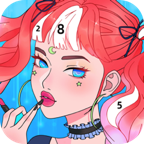 花花填色