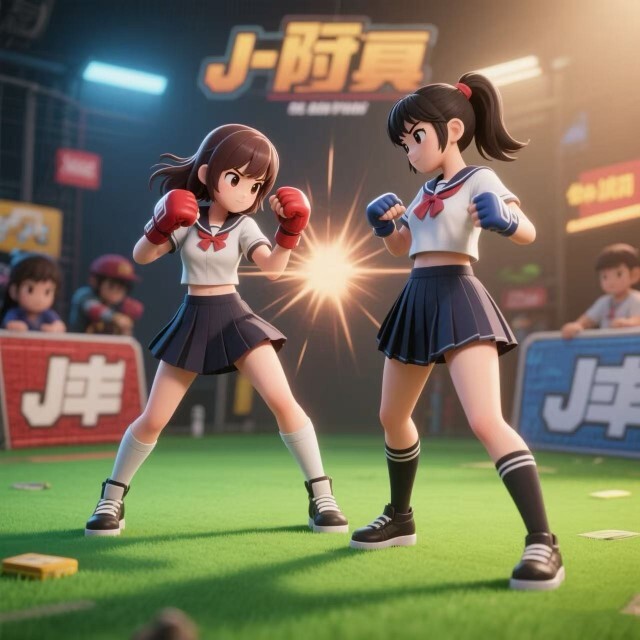 双人擂台格斗
