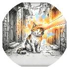 巷弄里的猫