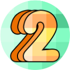 2了个2